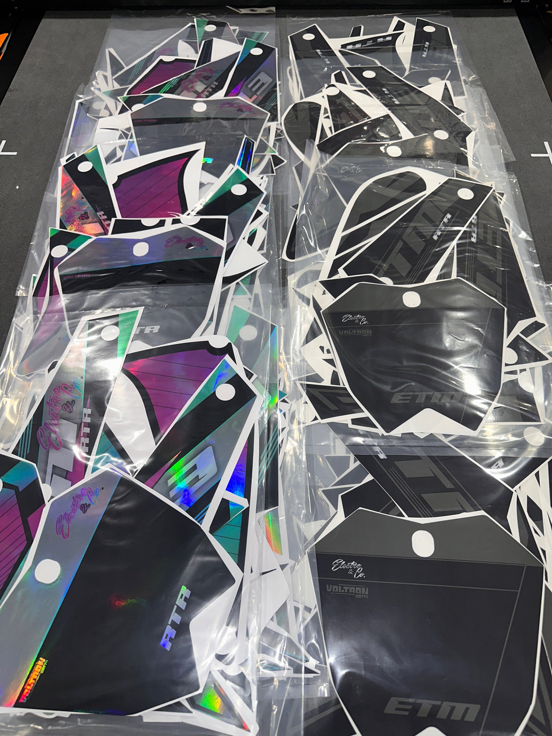 RTR Electric Dirt Bike 72V "Black Holographic"