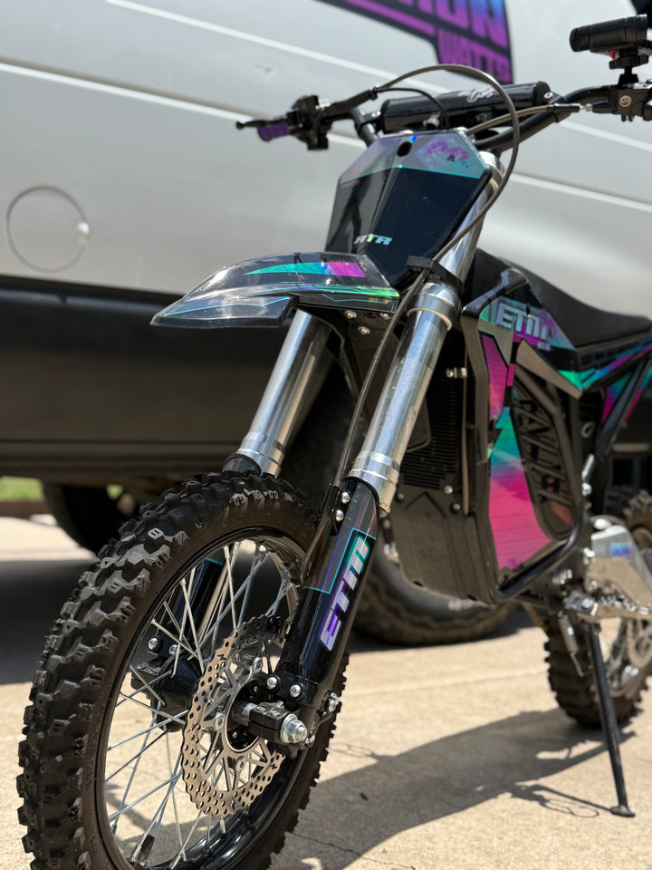 RTR Electric Dirt Bike 72V "Black Holographic"