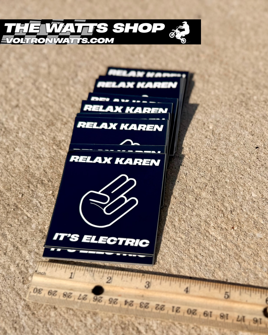 Relax Karen It's Electric Sticker - Voltron Watts