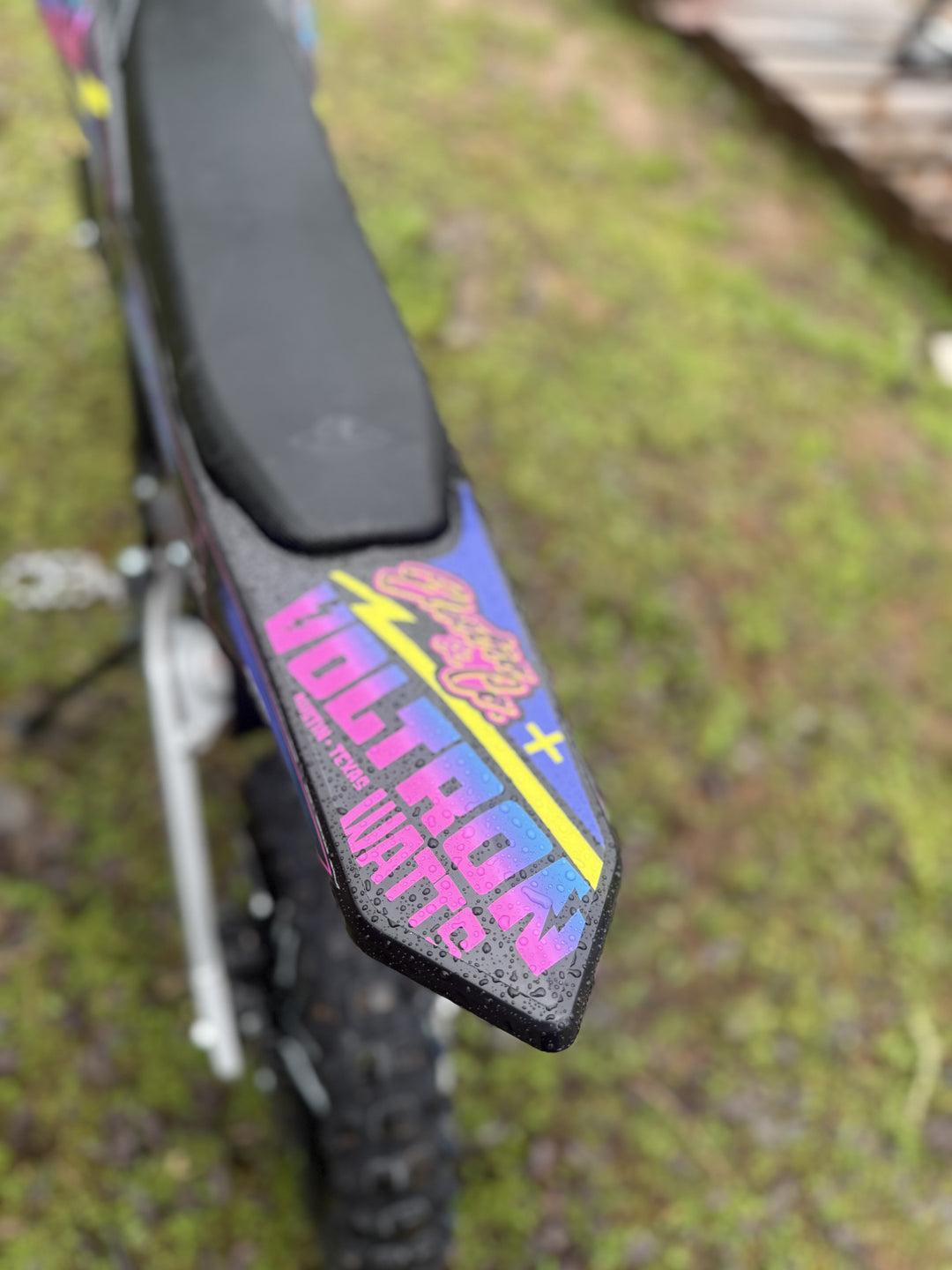 Electric ETM RTR Dirt Bike rear fender
