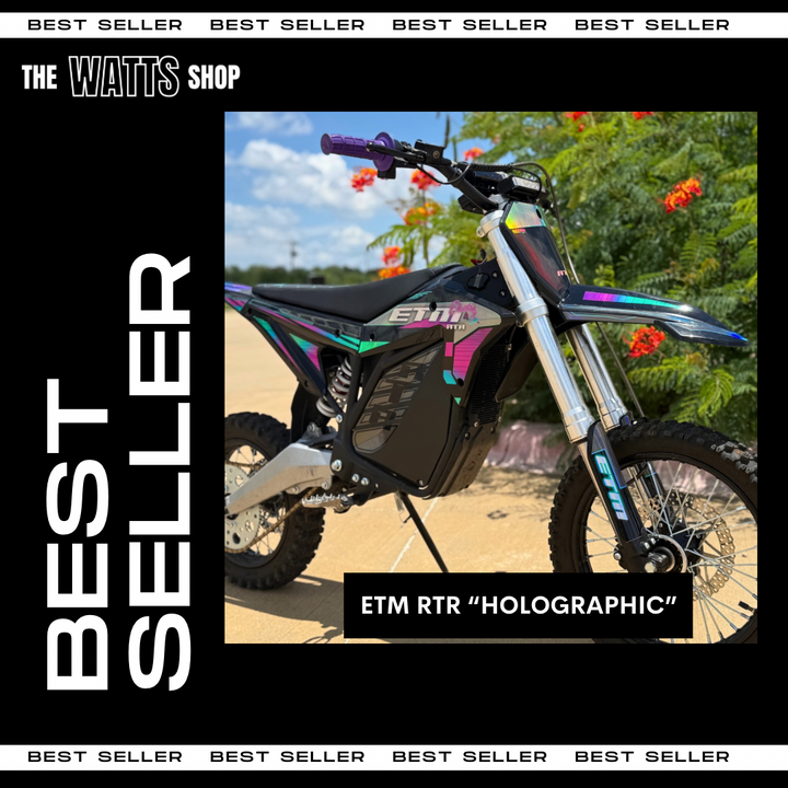 RTR Electric Dirt Bike 72V "Black Holographic"
