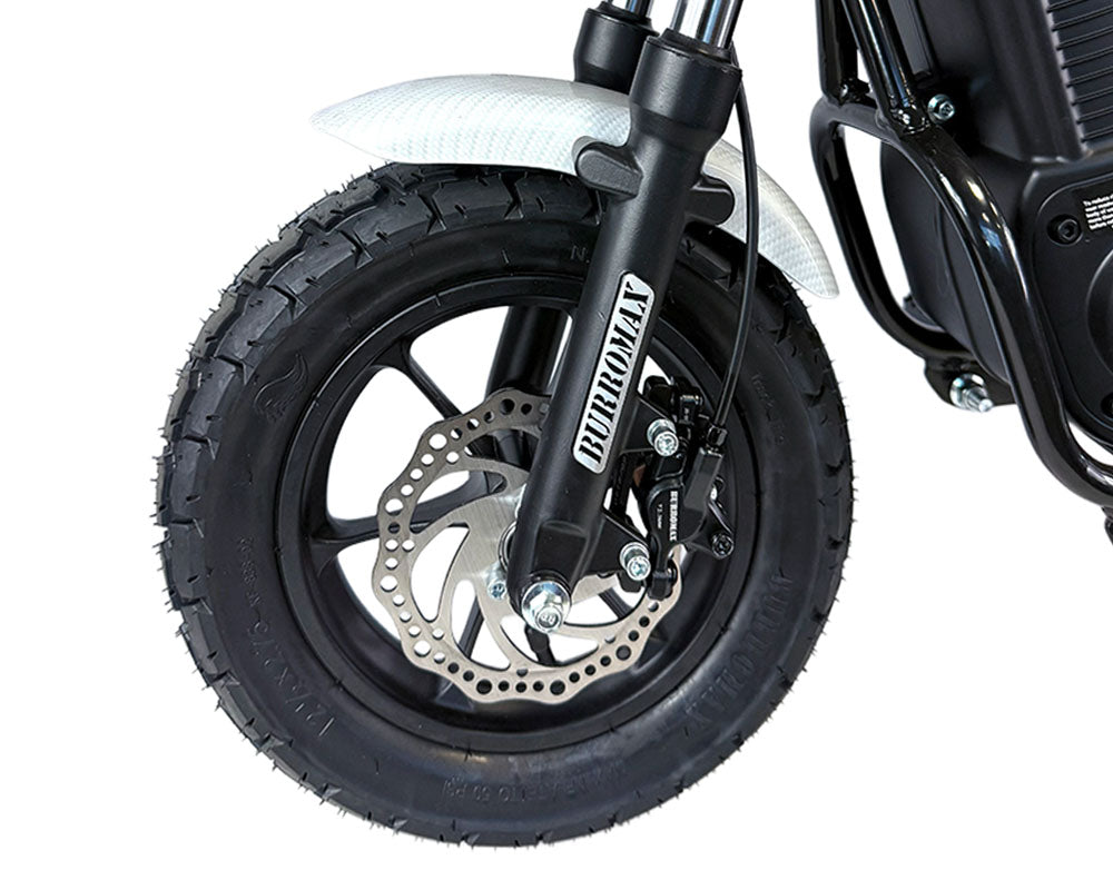 Electric Mini Bike, TT750R Lithium Ion Powered (Color: Gloss Carbon Fiber)