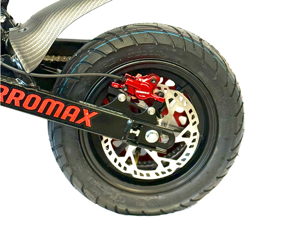 TTMax Supermoto Electric Mini Bike, 1.5kw Rated, 2.8kw Peak, 48v Lithium Ion Powered (Color: Matte Carbon Fiber)