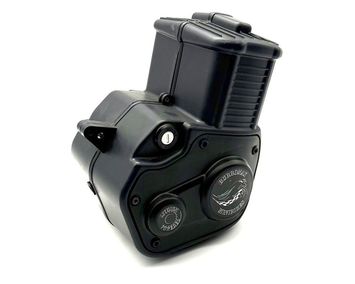 Battery Box, Includes battery tray and strap, key switch, charger port and hi/low switch (Part #10058) Fits TT250, TT350R, TT750R