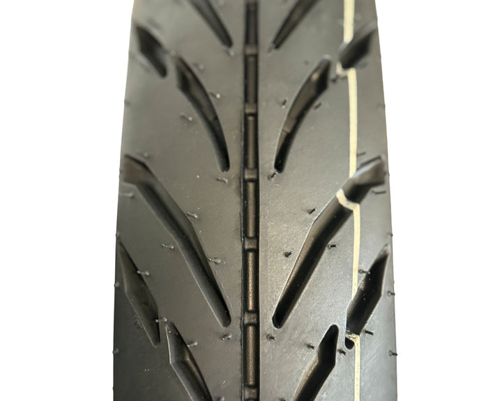 Wheel Assembly, 12" Front with Supermoto 100/90-12 Tire, 12x2.5 Radial 12 Spoke Wheel, Black (Part #10080) Fits TT1600R, XRA, XRB, HRH, HRS
