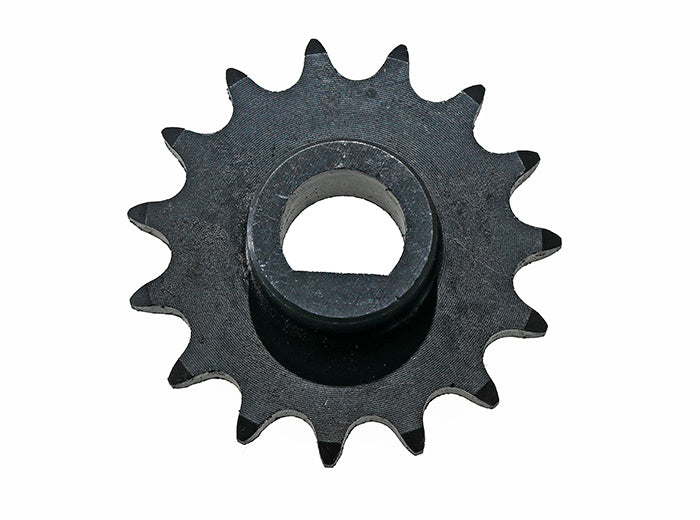 Sprocket, 15T, T8F chain, 12mm shaft (Part #10160) Fits 750W Neo Mag Motors