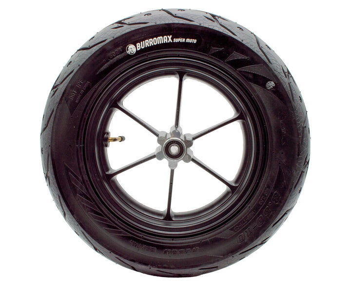 Wheel Assembly, 10" Front with Supermoto Tire and Inner Tube (Part #10173) Fits TT1600R, HRS, XRA