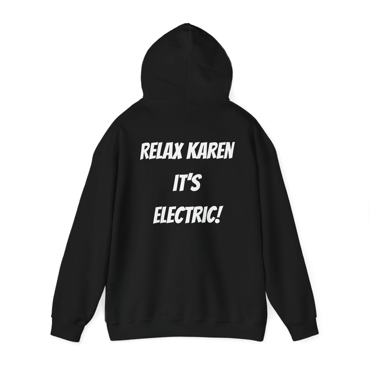 Electric Motorcycle Enthusiast Hoodie - Relax Karen Design