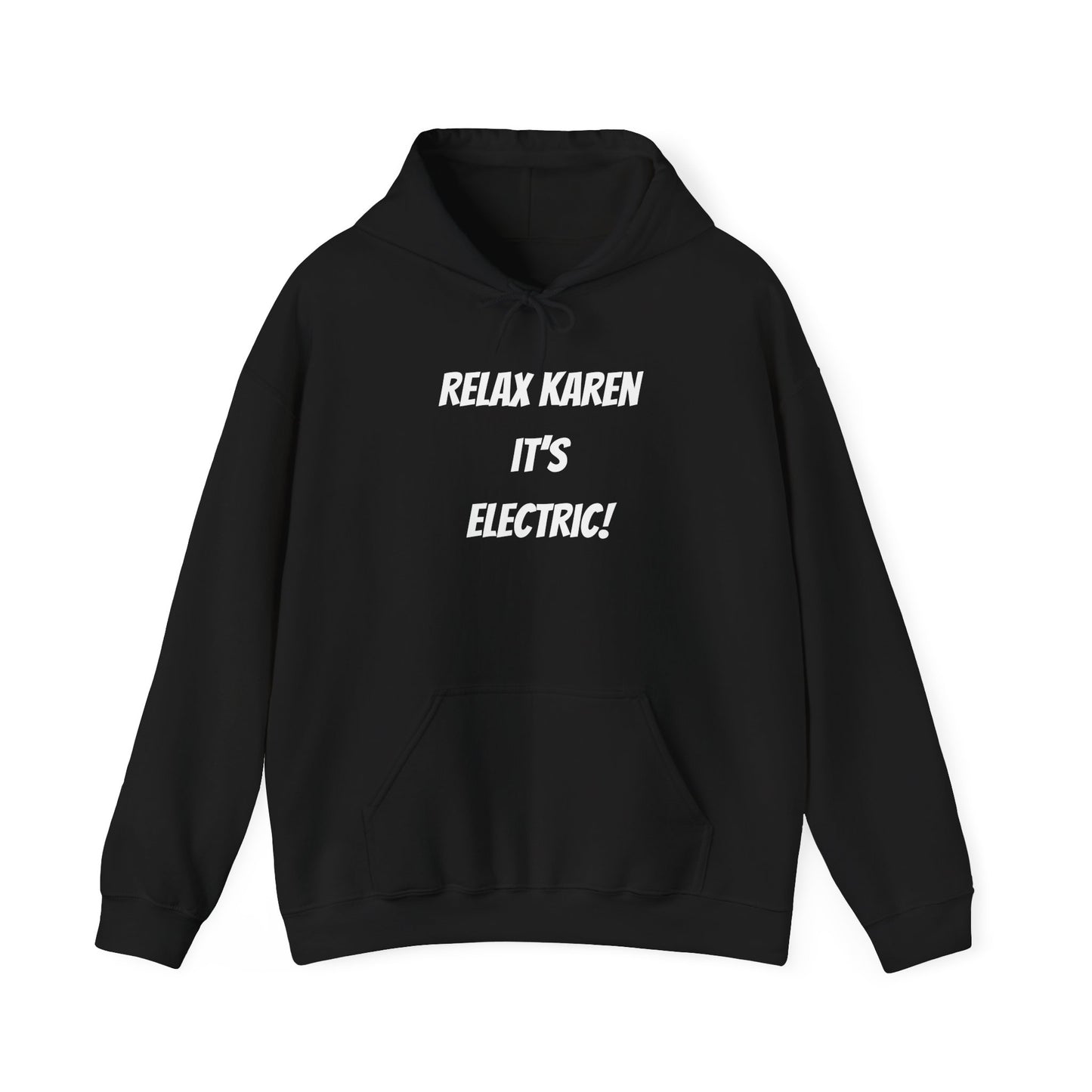 Electric Motorcycle Enthusiast Hoodie - Relax Karen Design