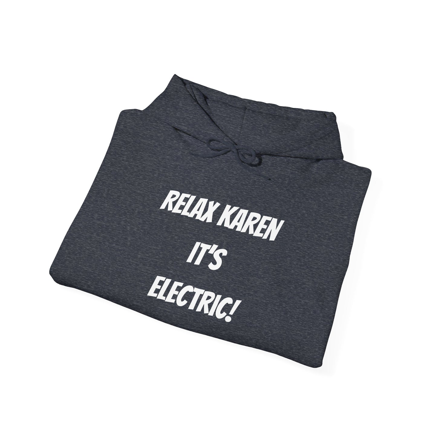 Electric Motorcycle Enthusiast Hoodie - Relax Karen Design