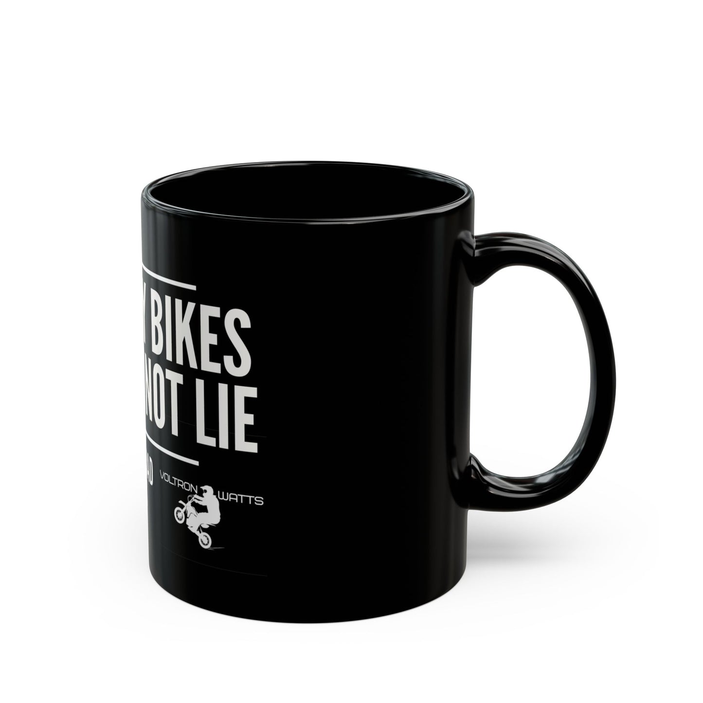 I Like Tiny Bikes -Black Mug 11oz