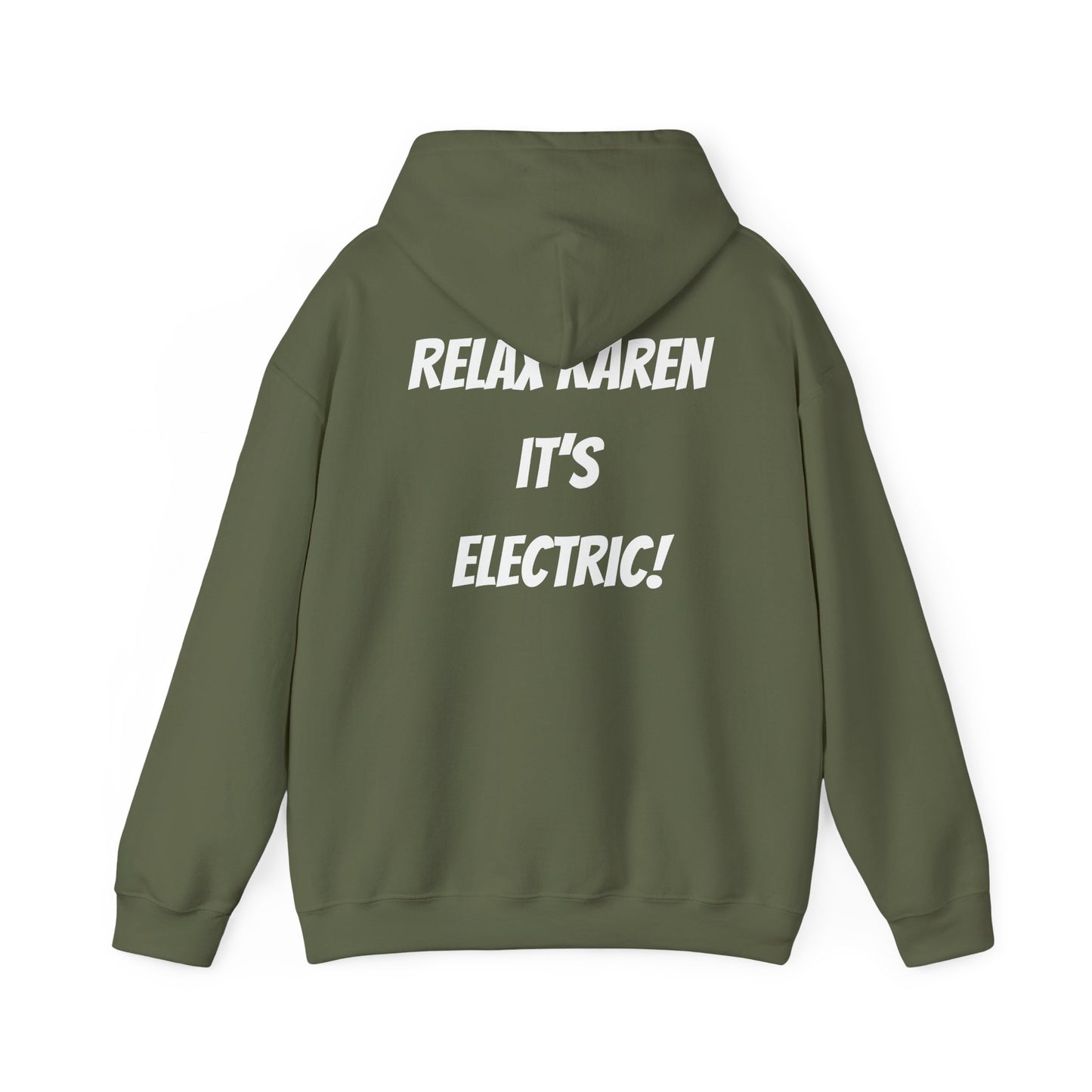 Electric Motorcycle Enthusiast Hoodie - Relax Karen Design