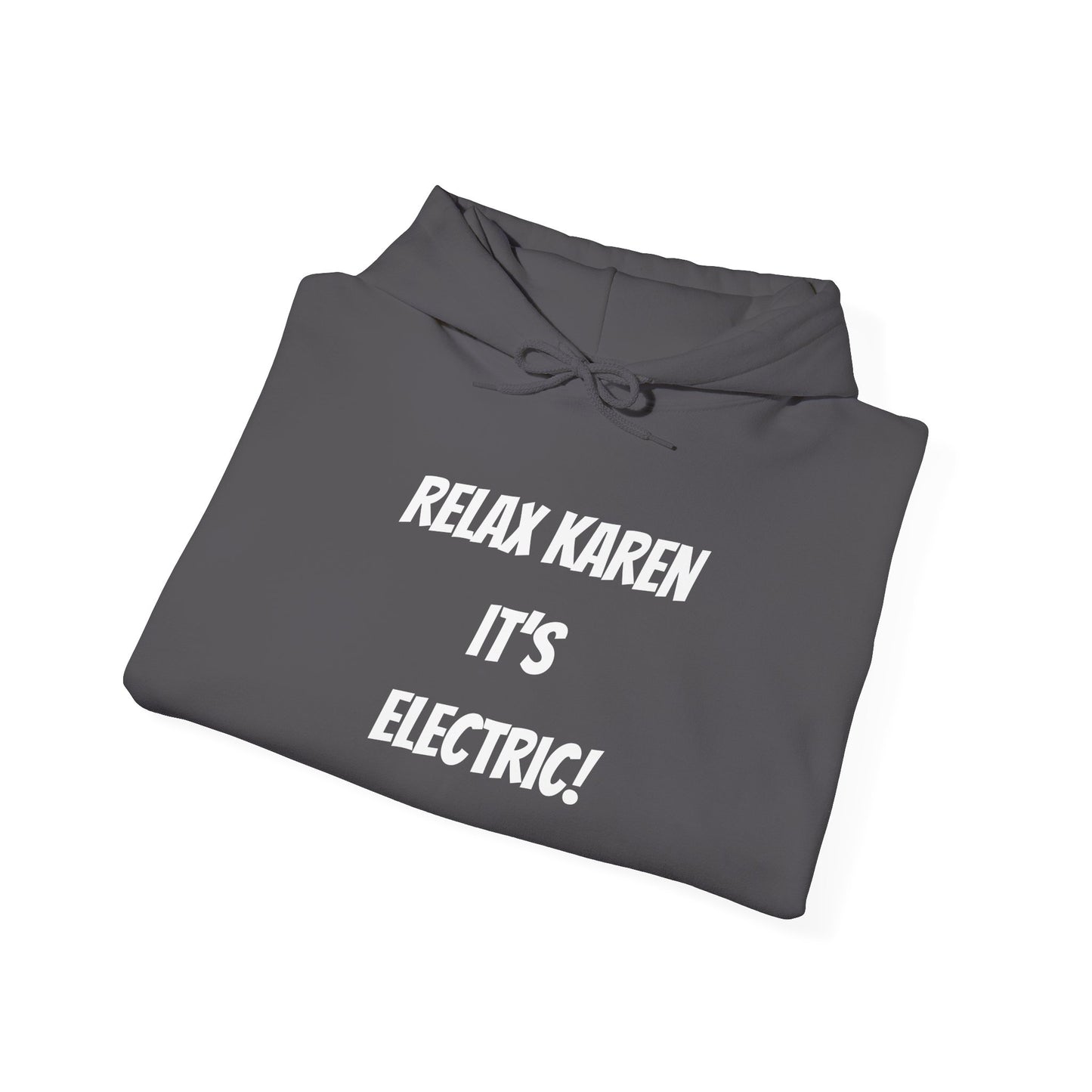 Electric Motorcycle Enthusiast Hoodie - Relax Karen Design