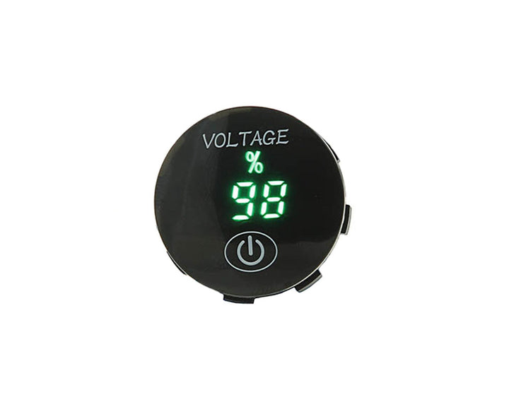 Gauge, Digital Voltmeter and Percentage, 5-48V (Part #16034) Fits 2019/Later TT350R TT750R