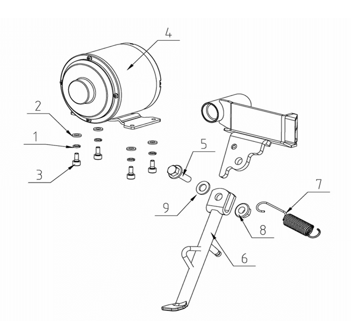 Motor, 36v 750w Neodymium Magnet, Includes 12T Sprocket (Part #19034) Fits TT750R