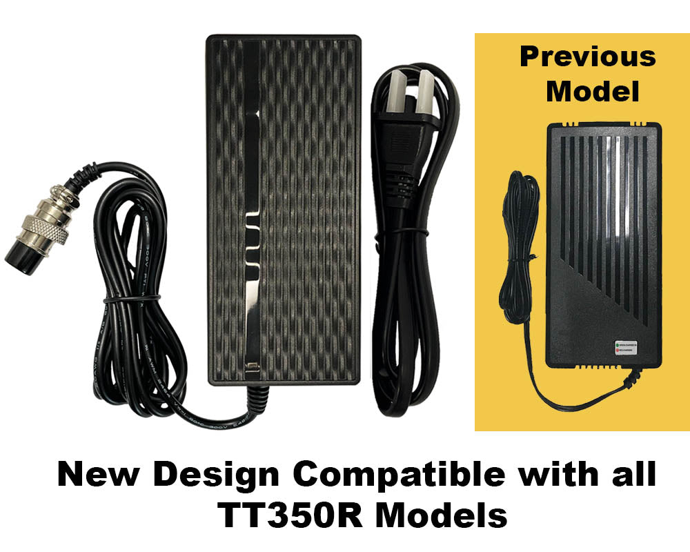 Battery Charger for Lithium Ion 24V 4Amp 110v Batteries (Part #19015) Fits TT350R
