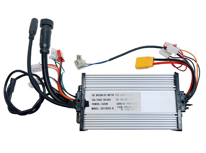 Controller, 52V, Version 3, w/screw on Motor Connection (Part #19060) Fits all TT1600R 2022 thru Early 2025