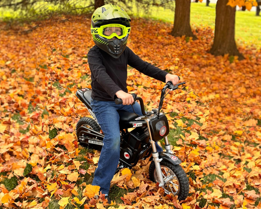 Electric Mini Bike, TT250 (Color: Black)