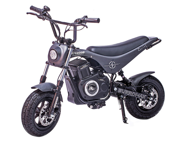 Electric Mini Bike, TT1000R Lithium Ion Powered (Color: Gloss Carbon Fiber)