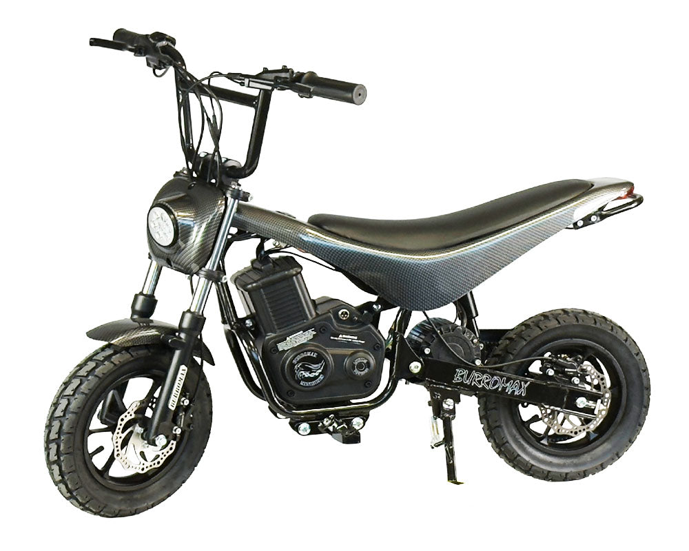 Electric Mini Bike, TT750R Lithium Ion Powered (Color: Gloss Carbon Fiber)