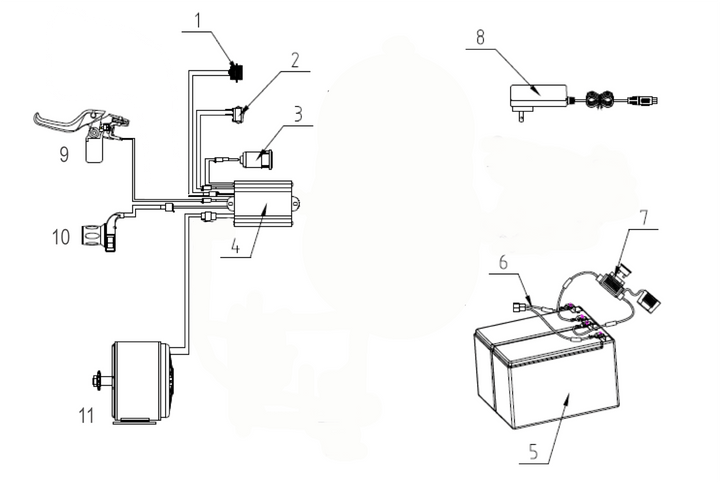 Controller, 24V with Hi/Lo (Part #19011) Fits TT250