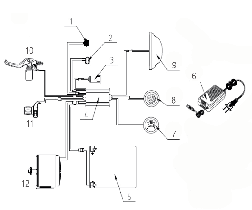 Battery, 24v 11.6ah 30a, Lithium Ion, BMS (Part #19901) Fits TT350R
