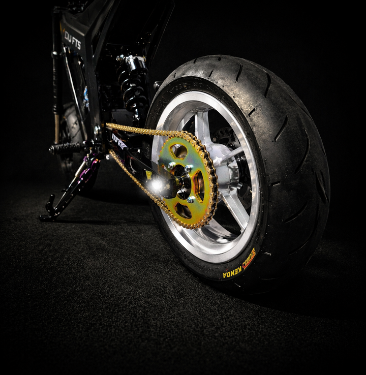 Tuttio Soleil / Valtinsu EM-5 / Yozma Super Moto Mags With Kenda 12" Tires (Silver)