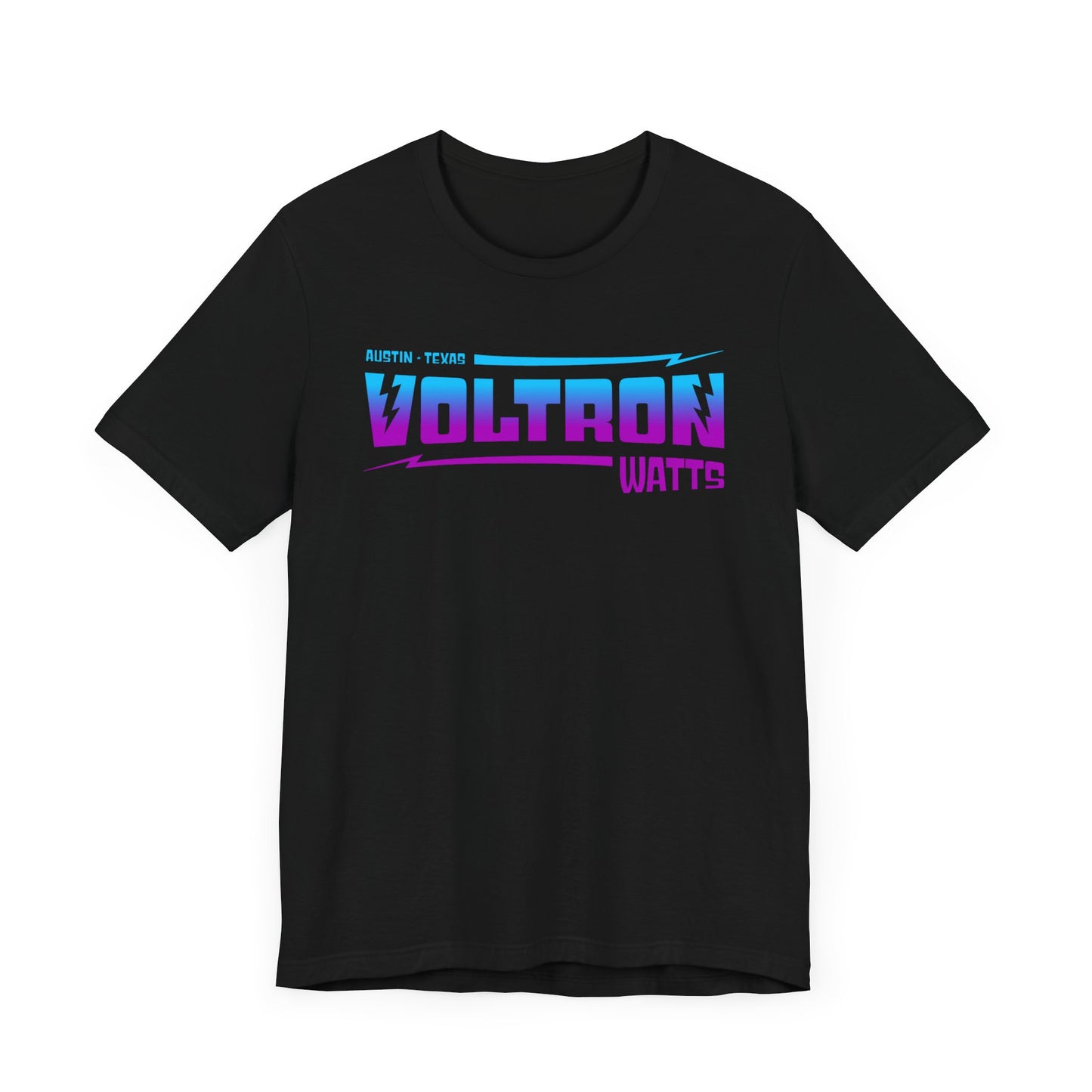 Voltron Watts Blue/ Purple Jersey Short Sleeve Tee - Black