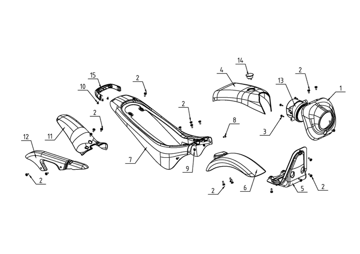 Headlight (Part #19048) Fits TT1600R, HRH, HRS, XRA, XRB