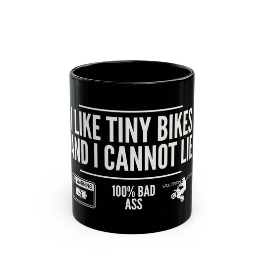 I Like Tiny Bikes -Black Mug 11oz