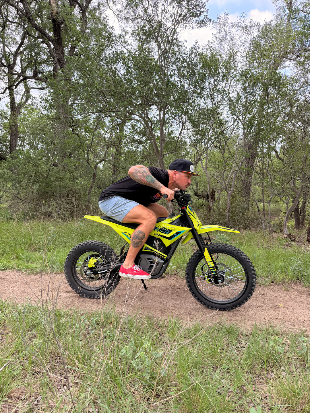 Valtinsu EM-5 PRO 60V Electric GREEN Dirt Bike