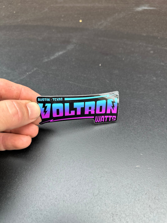 Turquoise and purple Voltron Watts Sticker 💜