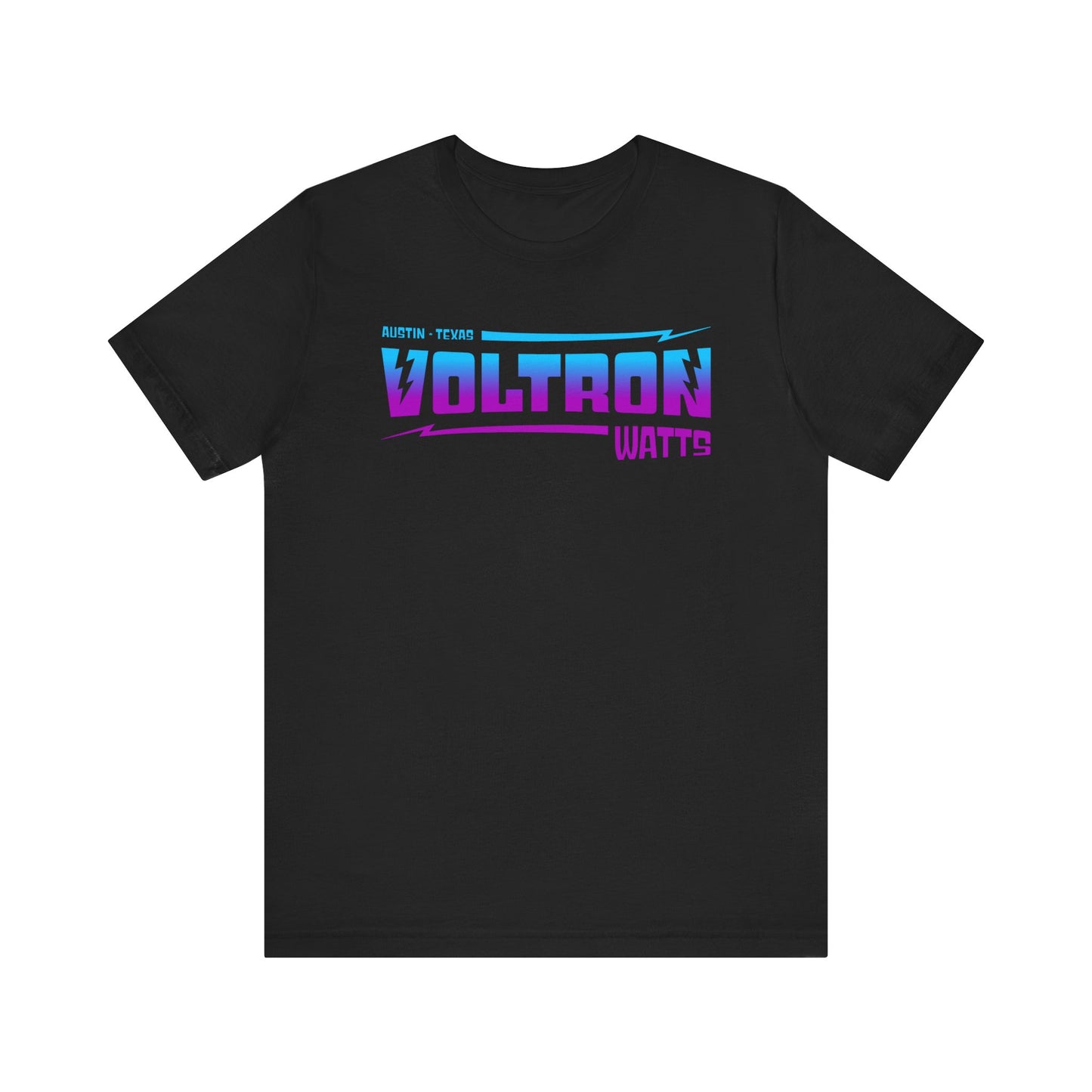 Voltron Watts Blue/ Purple Jersey Short Sleeve Tee - Black