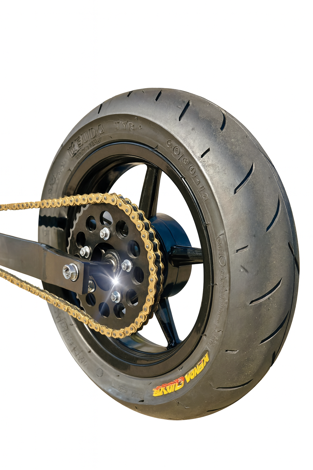 Tuttio Soleil / Valtinsu EM-5 / Yozma Super Moto Mags With Kenda 12" Tires (Black)