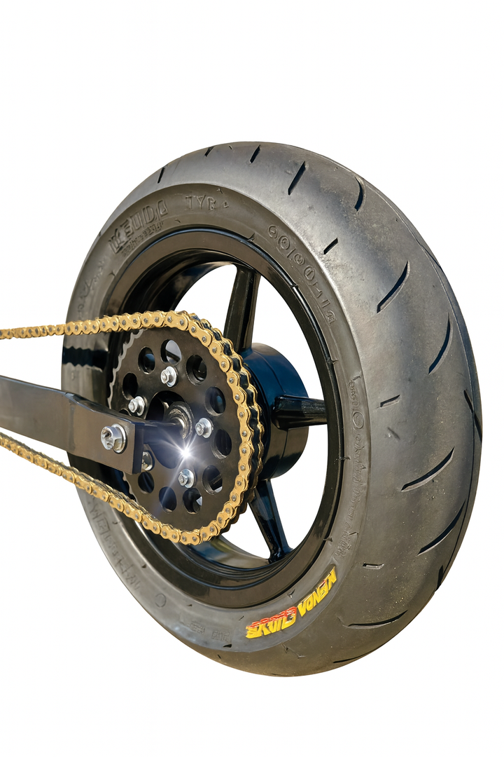 Tuttio Soleil / Valtinsu EM-5 / Yozma Super Moto Mags With Kenda 12" Tires (Black)