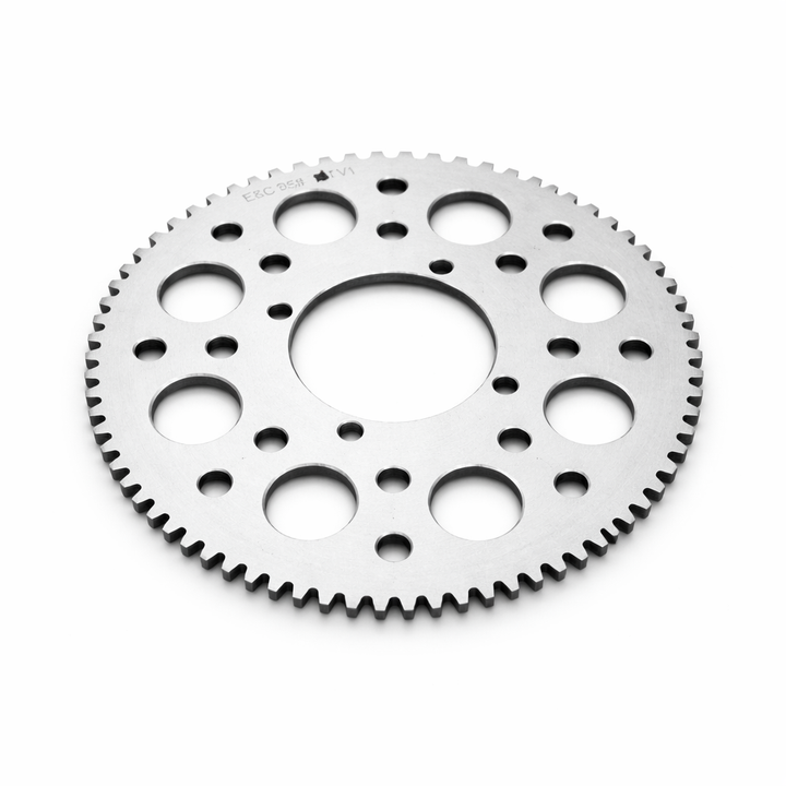 Metal gear on a white background