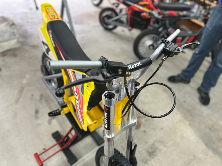 Modified Razor Front and Rear Hydraulic Brake Kit