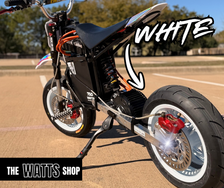 Tuttio Soleil / Valtinsu EM-5 / Yozma Super Moto Mags With Kenda 12" Tires (White)