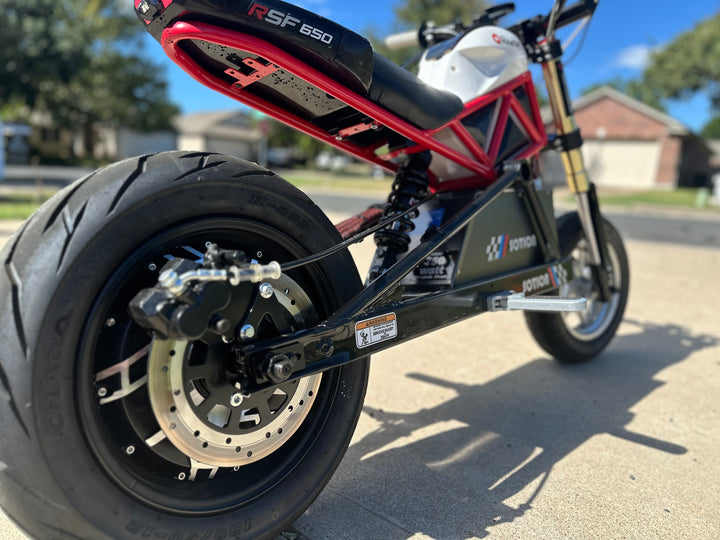 Don't Touch My Electric Motorcycle Sticker