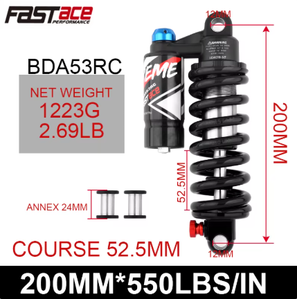 Razor Upgraded Fastace Rear Shock