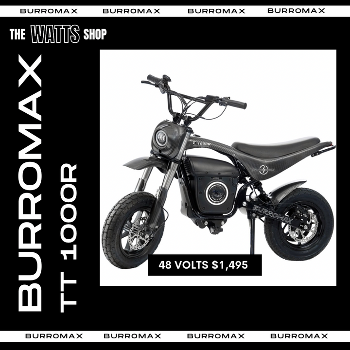 Burromax TT1000R Lithium Power- 48 Volts - Adults AND Kids