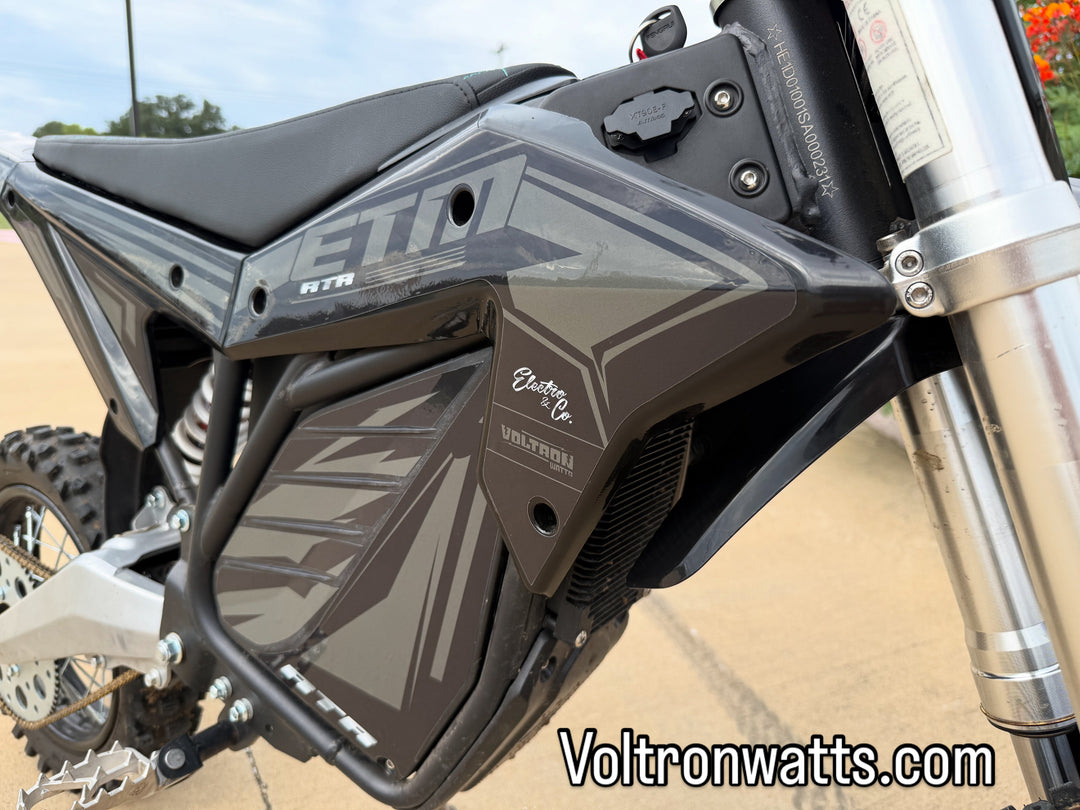 RTR Electric Dirt Bike 72 Volts "Stealth Edition"