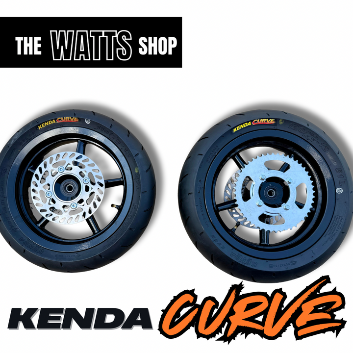 Tuttio Soleil / Valtinsu EM-5 / Yozma Super Moto Mags With Kenda 12" Tires (Black)