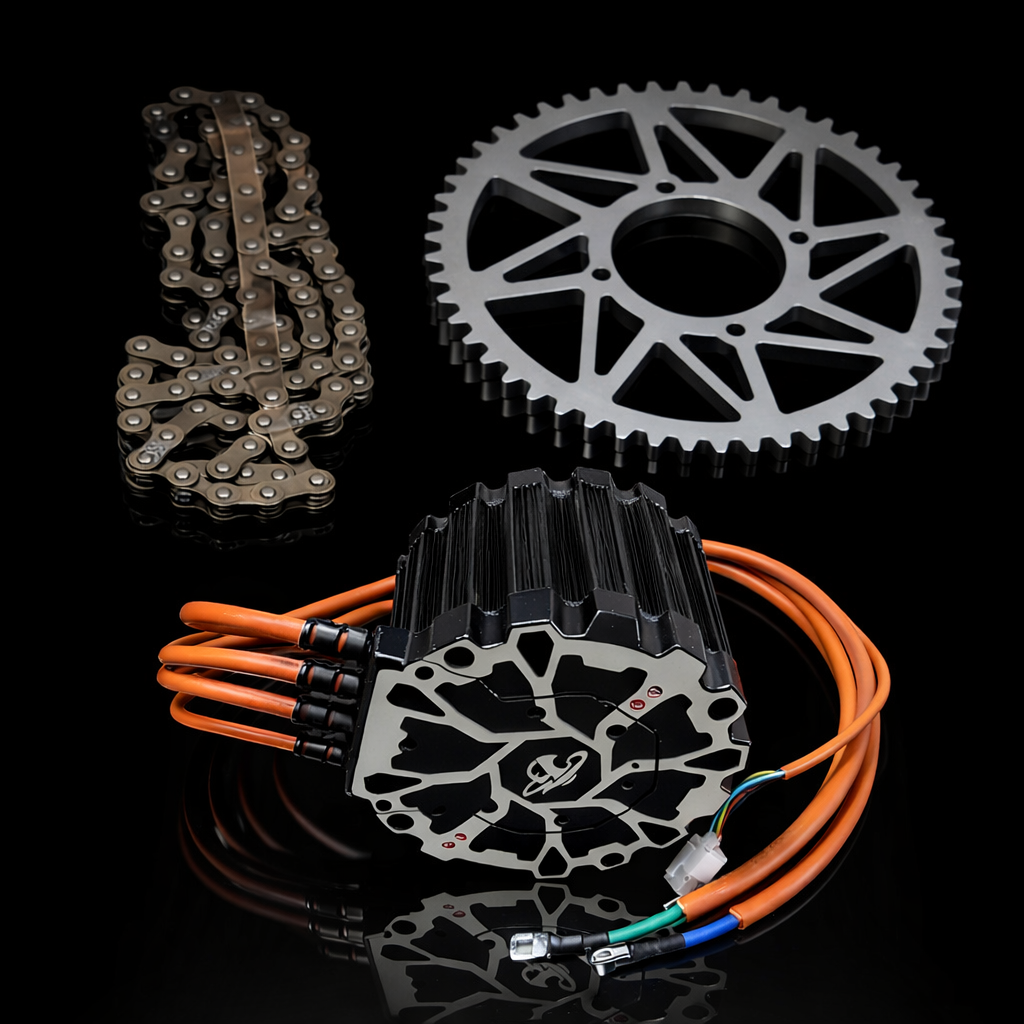 RTR REVOLVER ALPHA MOTOR & 420 CHAIN CONVERSION KIT