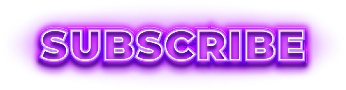 Subscribe Neon Text Effect